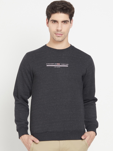 

Octave Men Grey Printed Sweatshirt