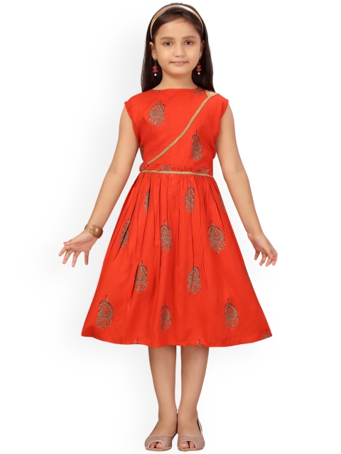 

Aarika Red Floral Dress