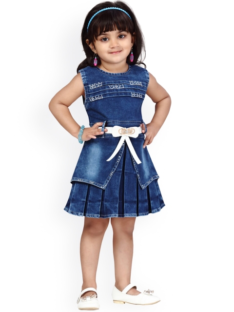 

Aarika Navy Blue Denim Dress