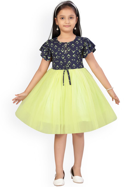 

Aarika Navy Blue Floral Dress