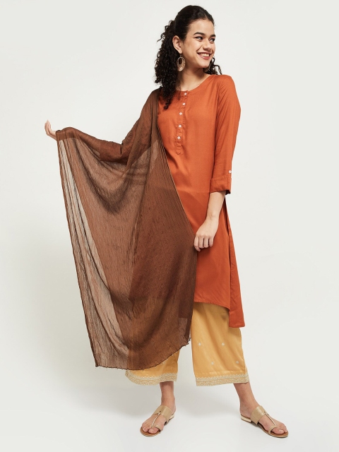 

max Brown Dupatta