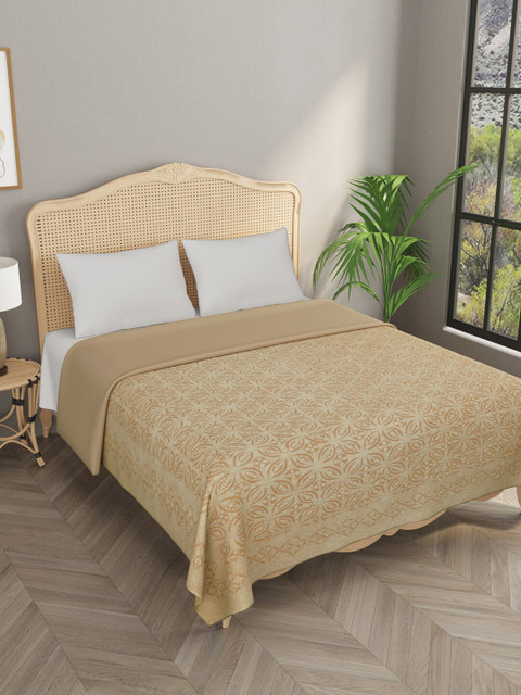 

Gulaab Jaipur Beige 650 TC Printed Bed Covers