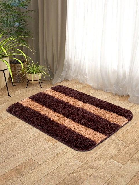

KICA Camel Brown Microfiber Bath Rugs