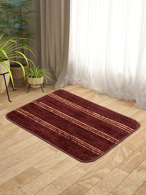 

KICA Pack of 2 Camel Brown Microfiber Bath Rugs