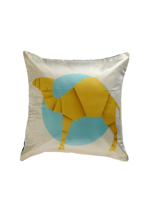 

Alina decor Yellow Set of 5 Printed 16"x16" Square Cushion Covers