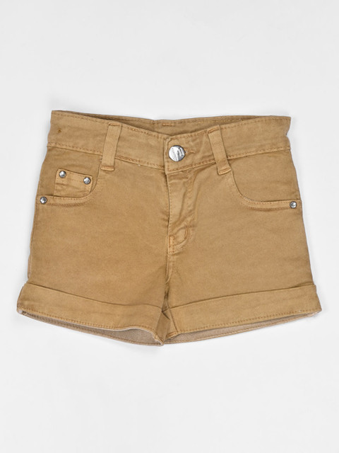 

ZOLA Girls Beige Denim Shorts