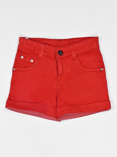

ZOLA Girls Red Denim Shorts