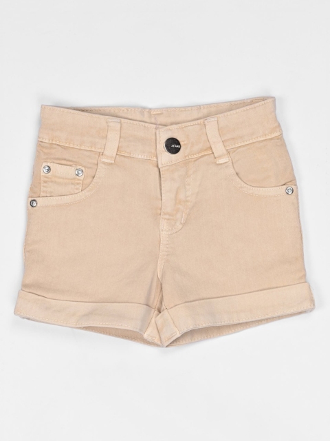 

ZOLA Girls Beige Denim Shorts