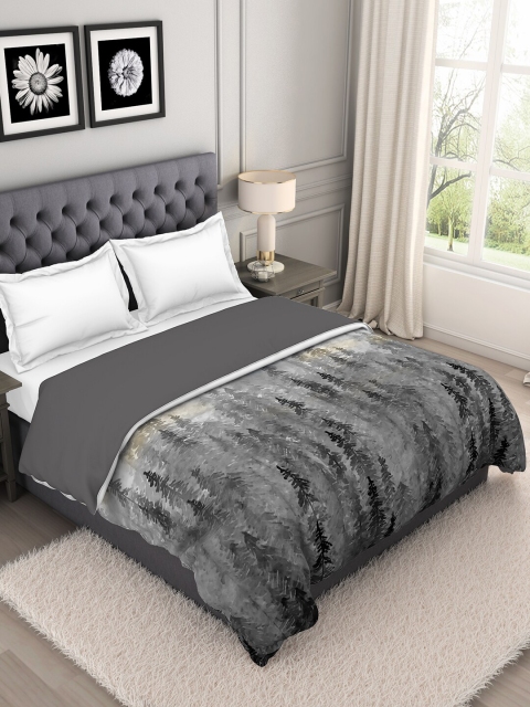 

SPACES Grey AC Room 210 GSM Double Bed Quilt