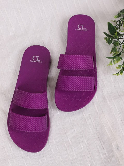 

Carlton London Women Purple Slip-On