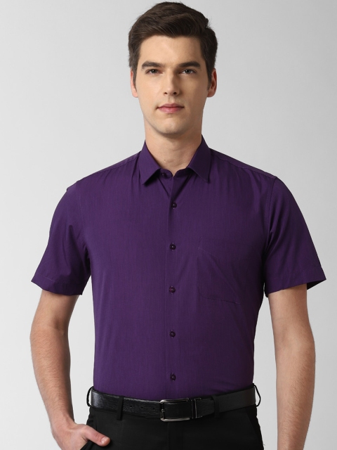 

Peter England Men Purple Opaque Formal Shirt