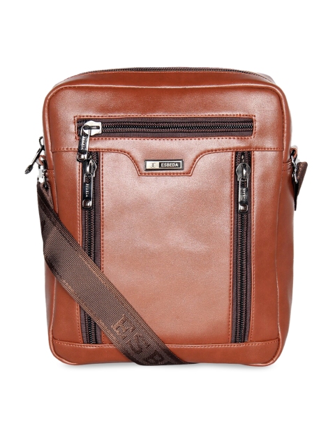 

ESBEDA Tan Brown Crossbody Sling Bag