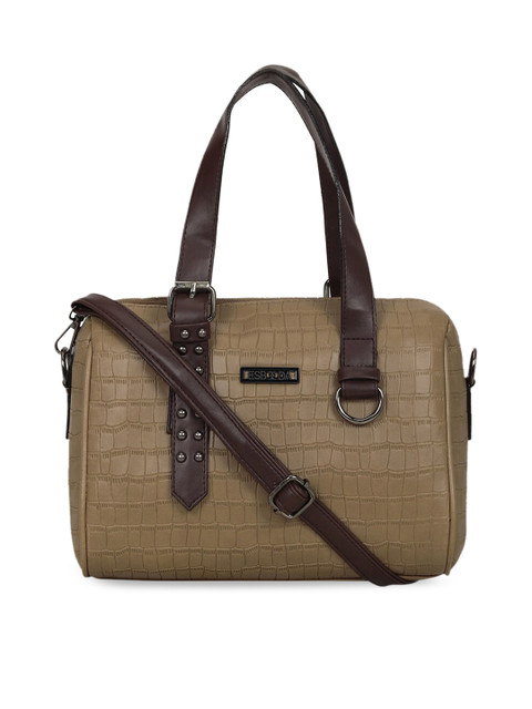 

ESBEDA Women Beige Textured PU Handheld Bag
