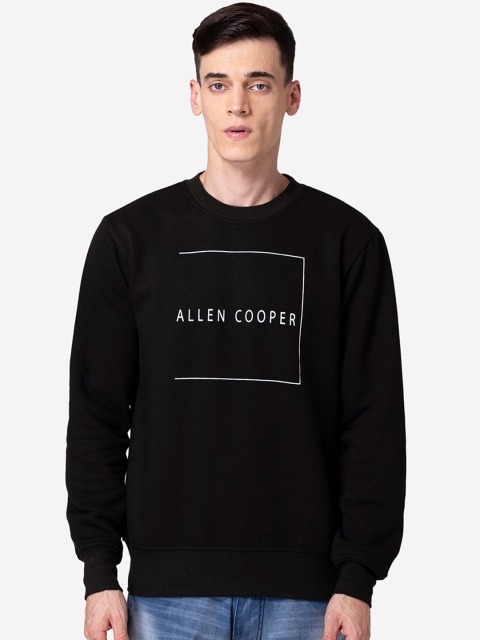 

Allen Cooper Men Black Printed Sweatshirt