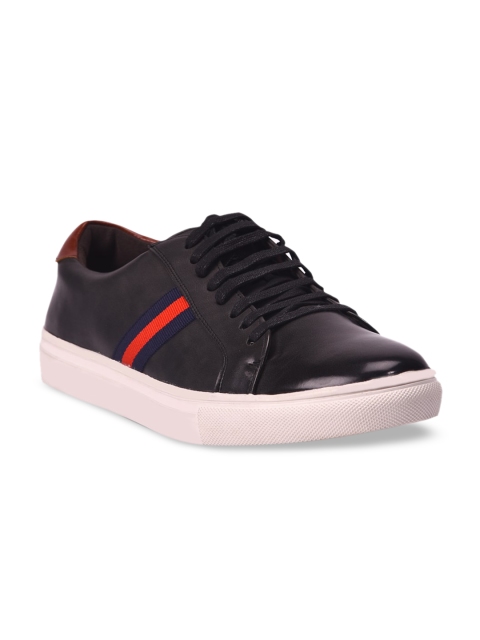 

Pavers England Men Black PU Sneakers