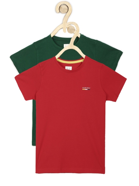 

Allen Solly Junior Boys Green 2 T-shirt
