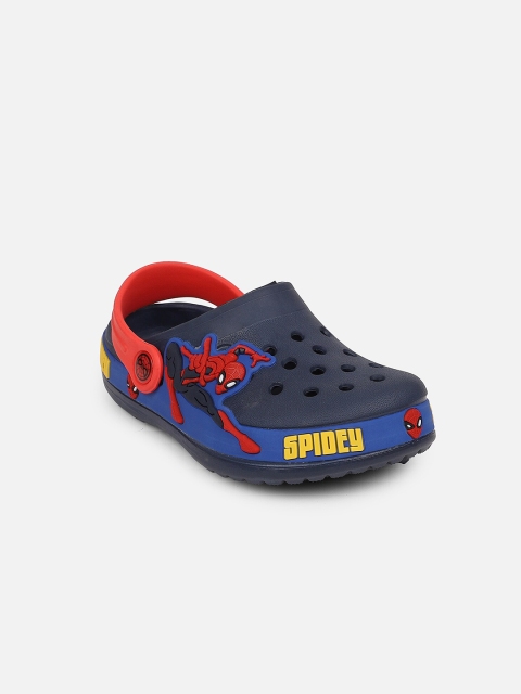 

Kids Ville Girls Navy Blue & Red Spiderman Printed Rubber Clogs