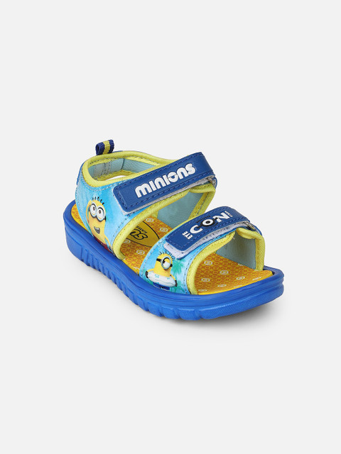 

Kids Ville Boys Blue & Yellow Minion Printed Comfort Sandals
