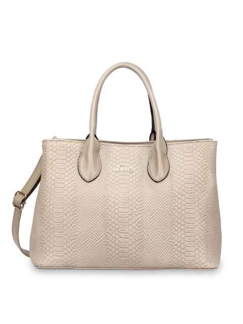 

Lavie Beige Textured Handheld Bag