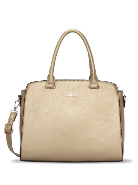 

Lavie Gold-Toned Solid Handheld Bag