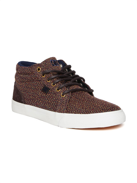 

DC Men Maroon Woven Regular Casual Shoes