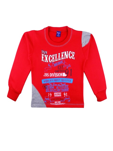 

SWEET ANGEL Kids Red Printed Sweatshirt