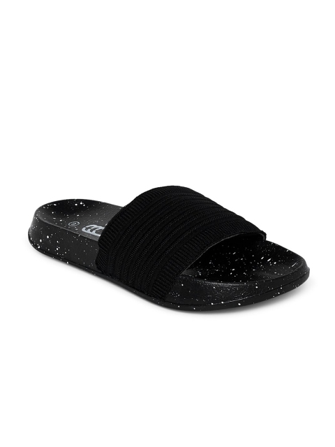 

Ajile by Pantaloons Men Black Sliders