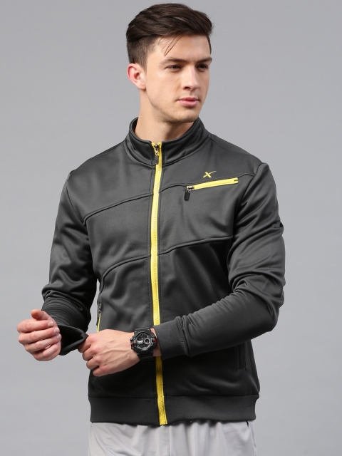 

HRX by Hrithik Roshan Grey Active RAPID-DRY Sweatshirt