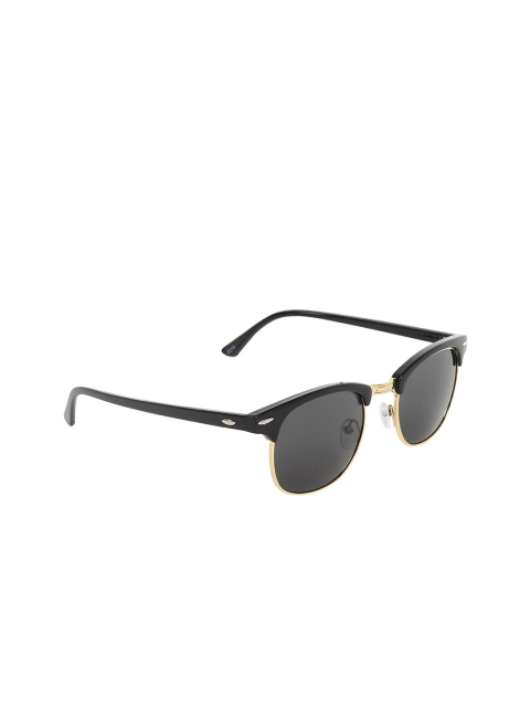 

ALIGATORR Unisex Black UV Protected Wayfarer Sunglasses AGR_CLUB_BLACK