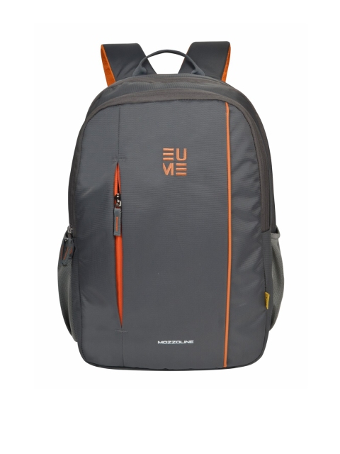 

EUME Unisex Grey & Orange Backpack