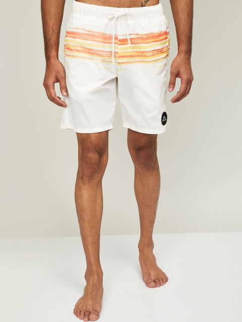 

Kappa Men White Regular Shorts