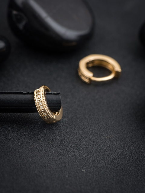 

Alankruthi Gold-Toned Circular Studs Earrings