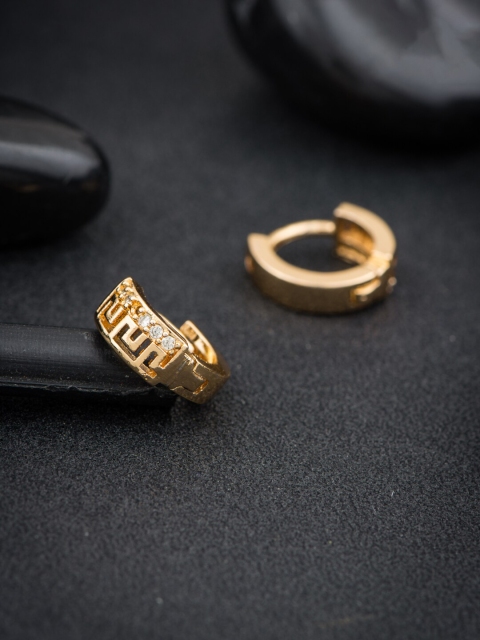 

Alankruthi Gold-Toned Circular Studs Earrings