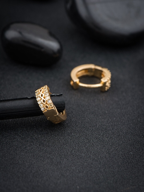 

Alankruthi Gold-Toned Circular Studs Earrings