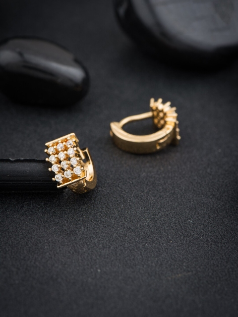 

Alankruthi Gold-Toned Circular Studs Earrings