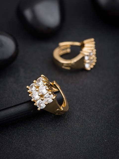 

Alankruthi Gold-Toned Circular Studs Earrings