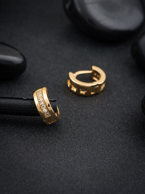 

Alankruthi Gold-Toned Circular Studs Earrings