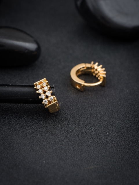 

Alankruthi Gold-Toned Circular Studs Earrings