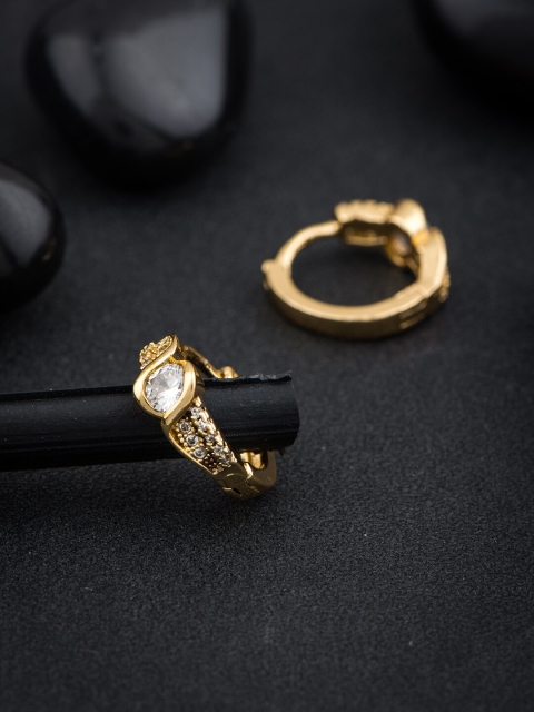 

Alankruthi Gold-Toned Circular Studs Earrings