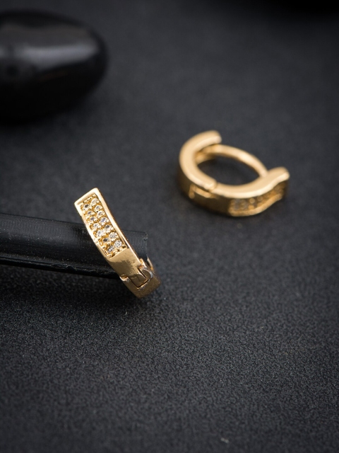 

Alankruthi Gold-Toned Circular Studs Earrings