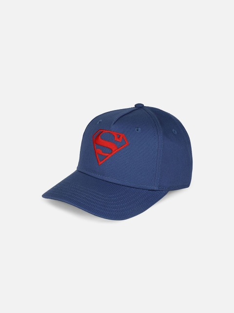 

Free Authority Men Blue & Red Superman Embroidered Pure Cotton Baseball Cap