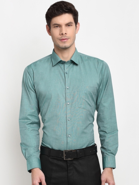 

La Mode Men Green Slim Fit Opaque Formal Shirt