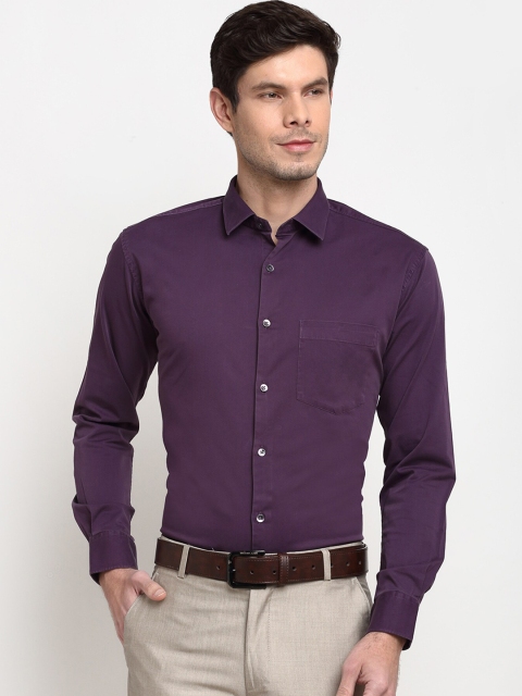 

La Mode Men Purple Slim Fit Formal Shirt