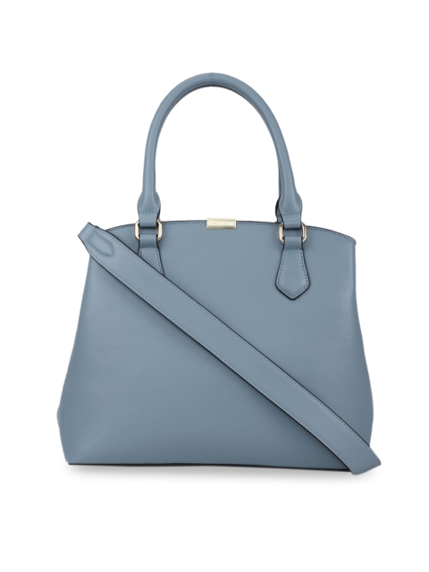

Van Heusen Woman Blue PU Structured Handheld Bag
