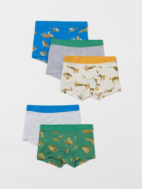 

H&M Boys Multicoloured 5-Pack Boxer Shorts 0767126038, Multi