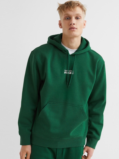 

H&M Men Green Relaxed Fit Hoodie