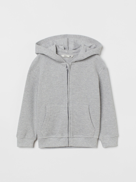 

H&M Boys Grey Hooded jacket