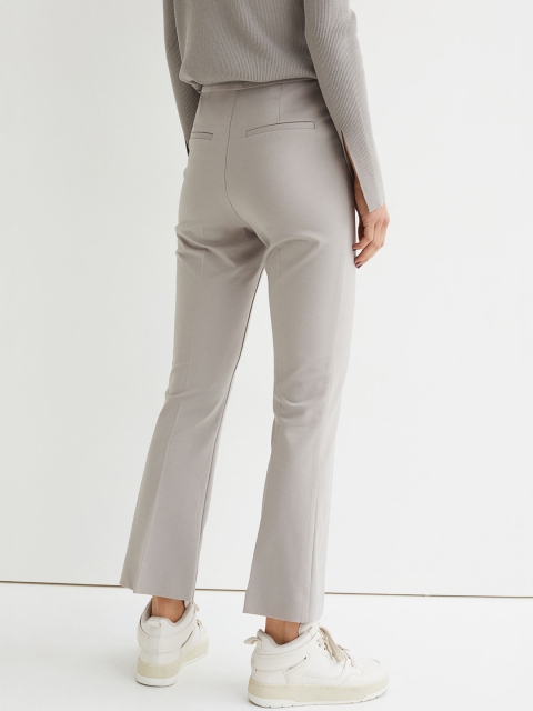 

H&M Woman Grey Ankle-length trousers