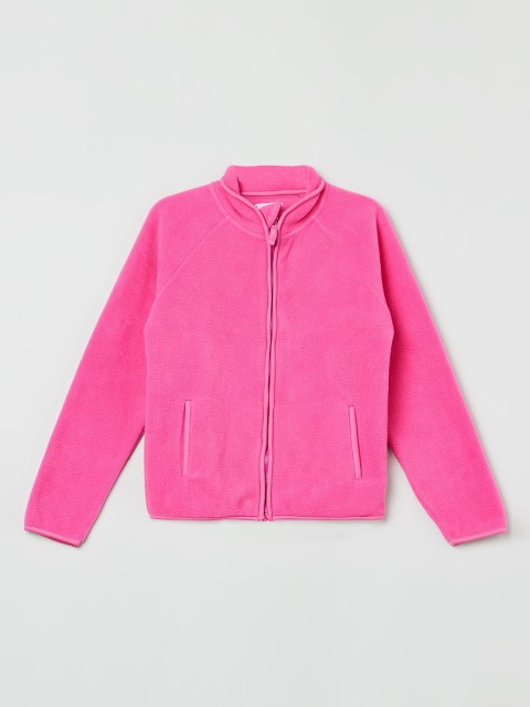 

max Girls Fuchsia Checked Padded Jacket