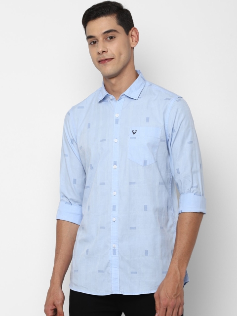 

Allen Solly Sport Men Black Opaque Printed Casual Cotton Shirt